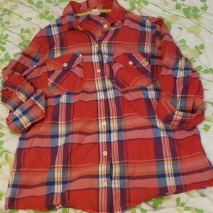 Casual plaid button up